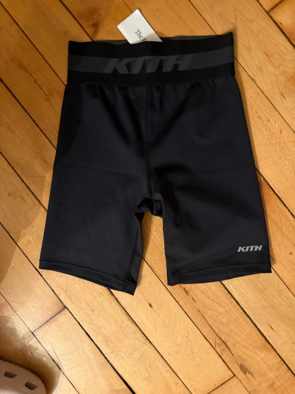 Kith Black Performance Bike Shorts